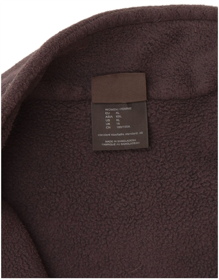 JACK WOLFSKIN Fleecejakke til kvinder UK 18 XL Grå Polyester