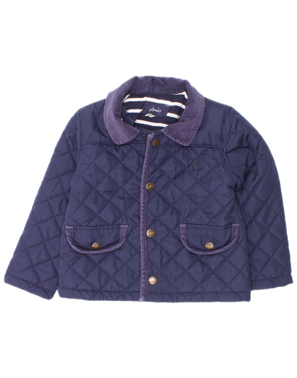 Joules drenge vatteret jakke 2-3 år marineblå polyester