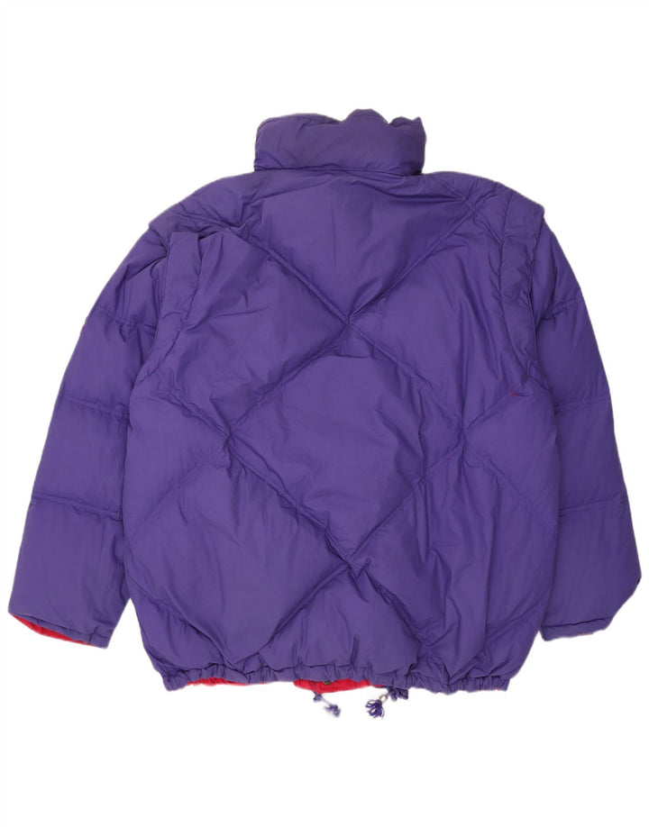 DIADORA Herre Oversized vendbar polstret jakke UK 42 XL Rød Polyester