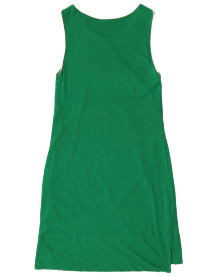 Massimo Dutti Dame Ærmeløs Shift Dress UK 8 Small Green