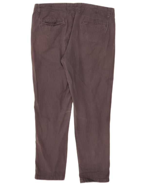 Marks & Spencer Dame Slim Chino Bukser UK 14 Large W36 L29 Grå Bomuld