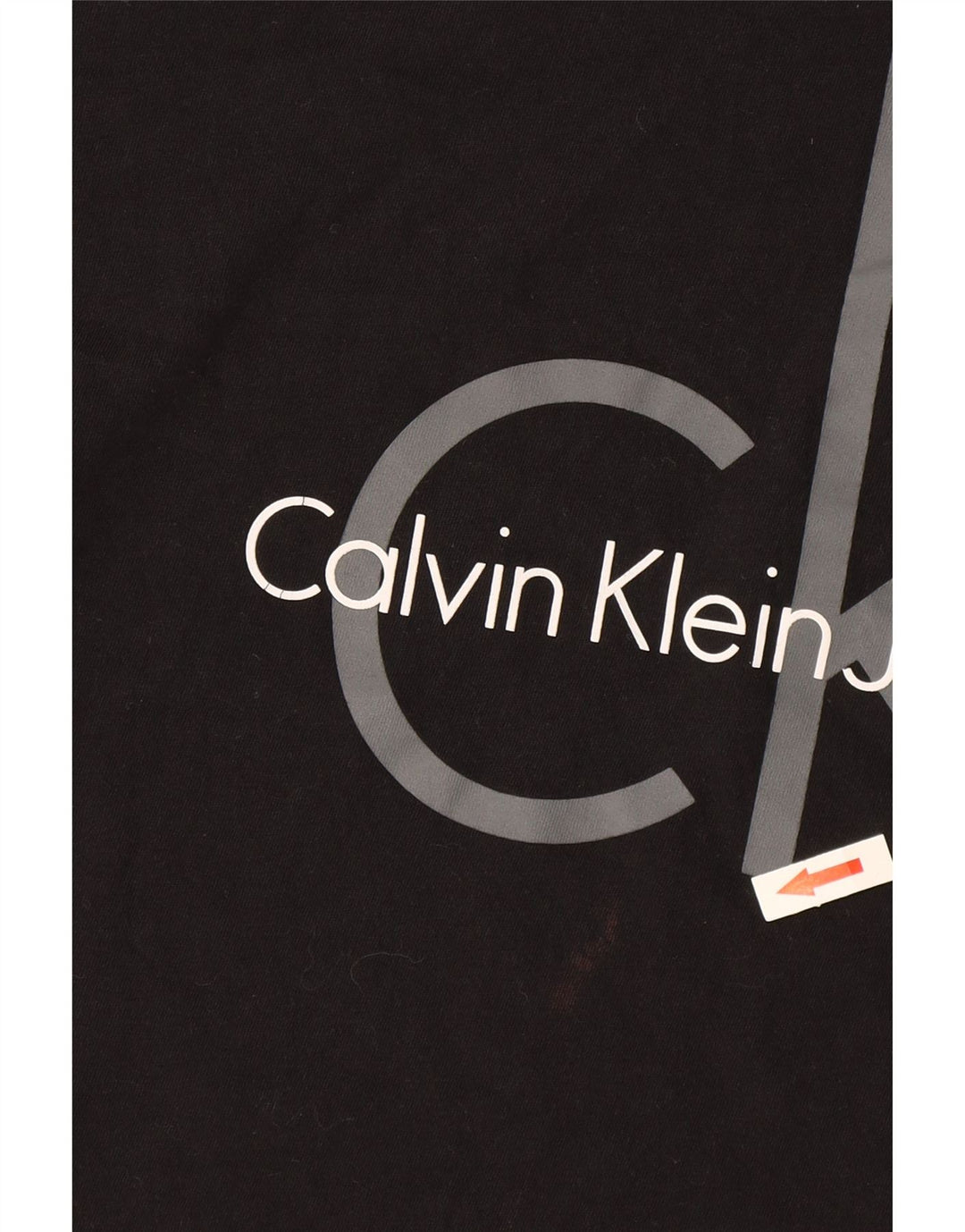 Calvin Klein Jeans Herre grafisk T-shirt Top Medium Sort