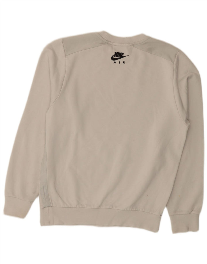 Nike grafisk sweatshirt til mænd XS Hvid bomuld