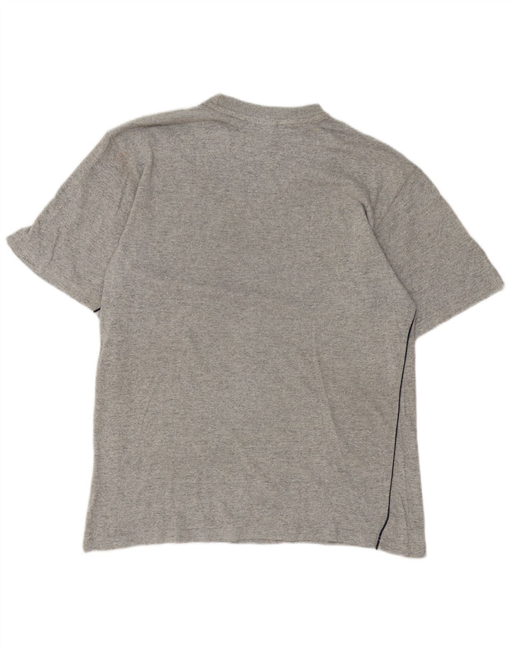 Asics Herre Grafisk T-Shirt Top XL Grå Flecked Bomuld