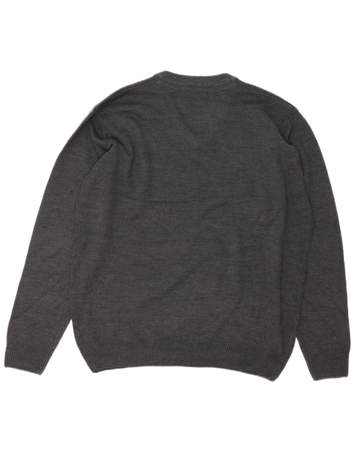 James Pringle Herre V-hals sweater XL Grå Akryl