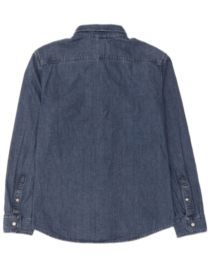 Levi's Slim Fit denimskjorte til mænd mellemblå bomuld