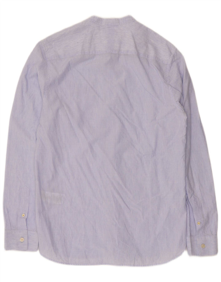 Ted Baker Herreskjorte str. 3 Medium Blue Pinstripe Cotton