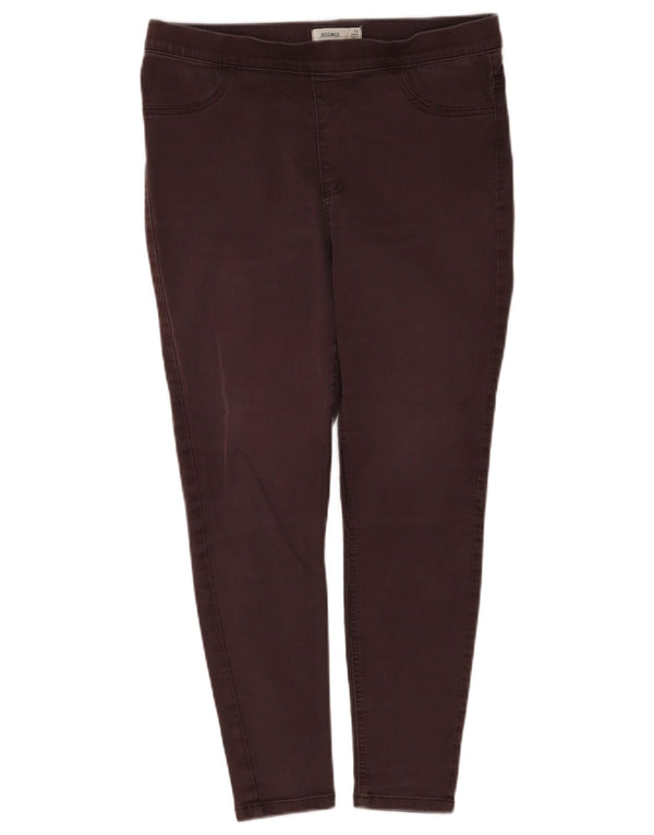 Marks & Spencer Dame Crop Jegging Jeans UK 14 Large W34 L25 Brun Bomuld