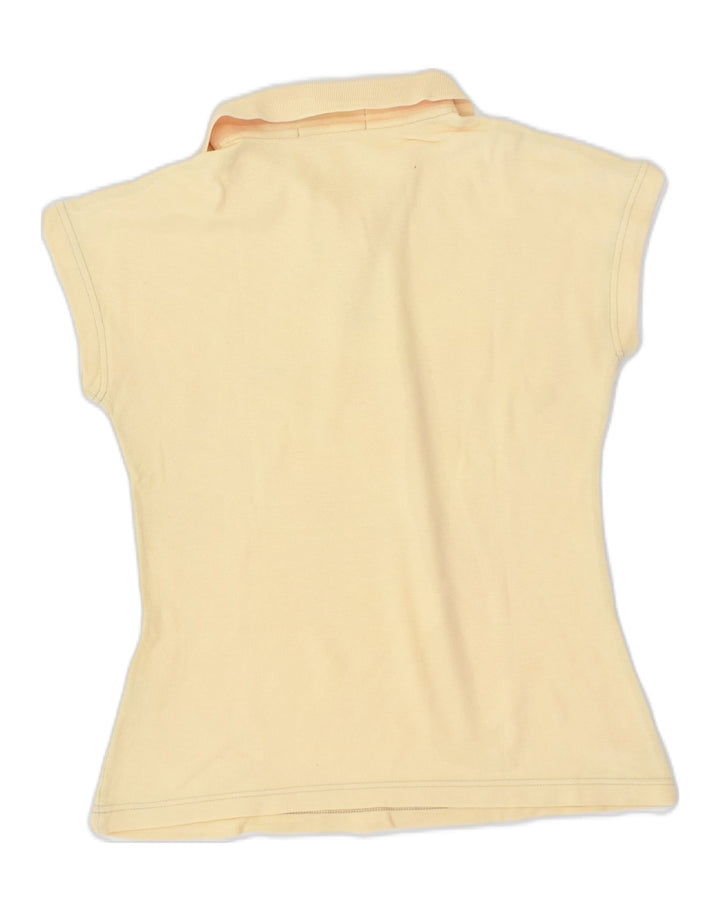 FILA Womens Sleeveless Polo Shirt US 8 Medium Beige | Vintage Fila | Thrift | Second-Hand Fila | Used Clothing | Messina Hembry 