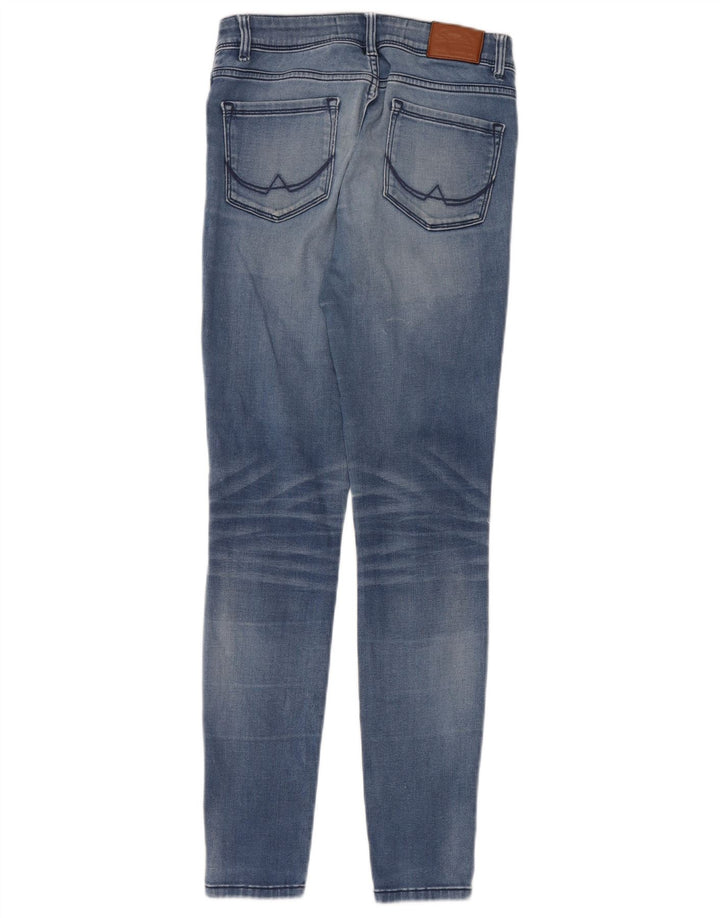 Superdry Womens Alexa Distressed Jegging Jeans W28 L30 Blue Cotton