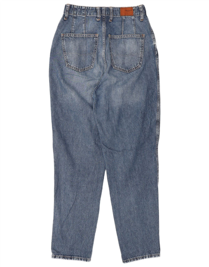 PEPE JEANS Kvinder Tapered Jeans W27 L27 Blå Bomuld