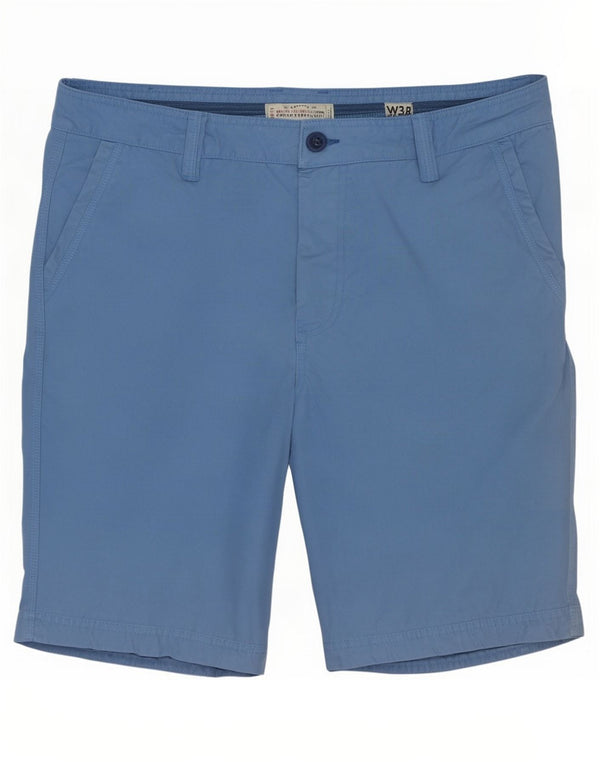 Fat Face Herre Chino Shorts W38 XL Blå Bomuld