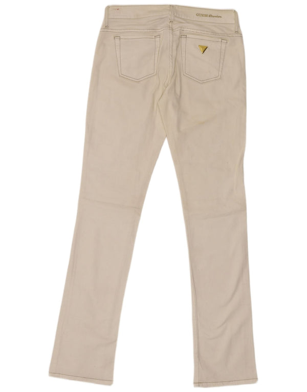 Guess Skinny Jeans til kvinder W27 L34 Hvid bomuld