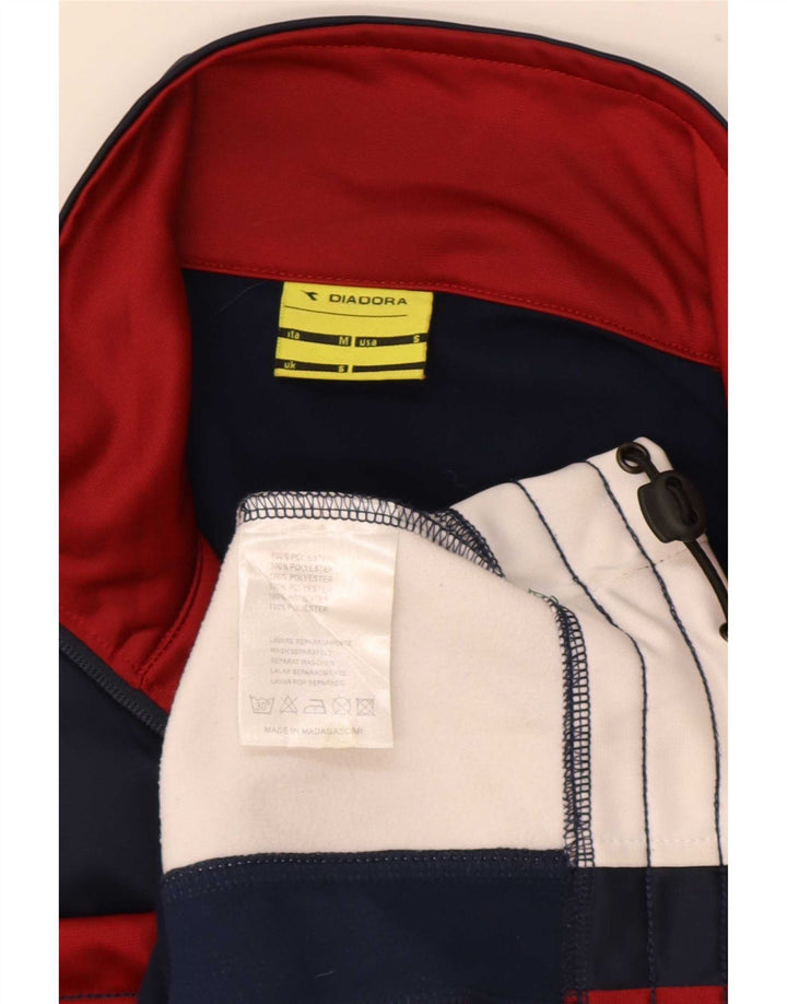 Diadora Træningsdragt til mænd Top jakke Lille flerfarvet Colourblock Polyester
