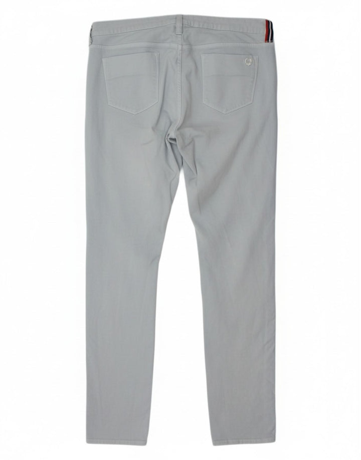 FRED PERRY Womens Slim Jeans W32 L31 Blue Cotton