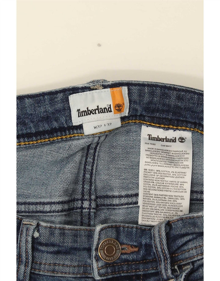Timberland Mens Slim Jeans W32 L32 Blå Bomuld