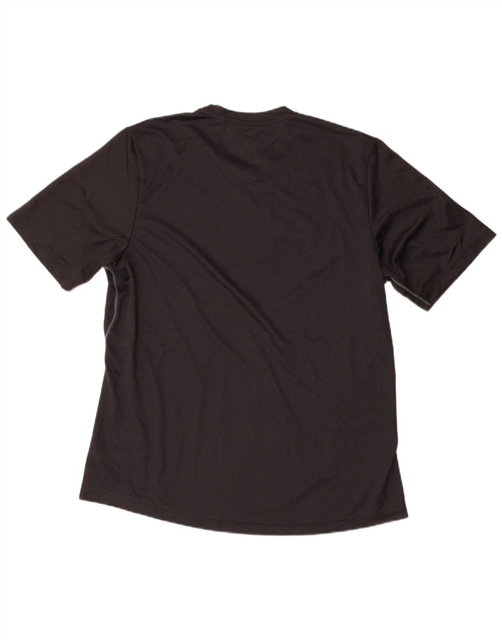 ADIDAS Herre Climalite T-Shirt Top Stor Sort Polyester