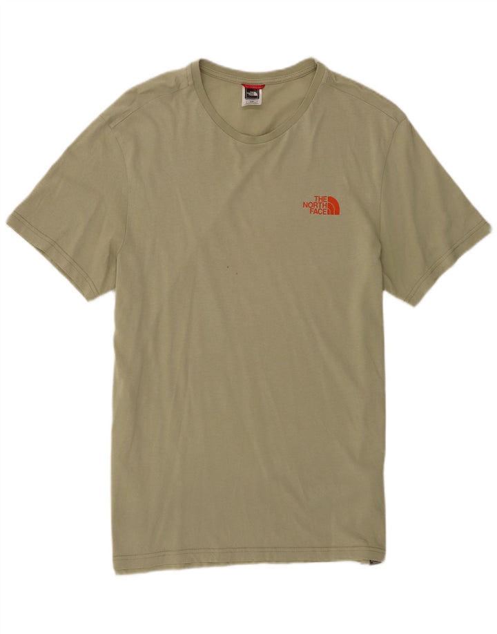 The North Face Herre T-Shirt Top Medium Khaki Bomuld
