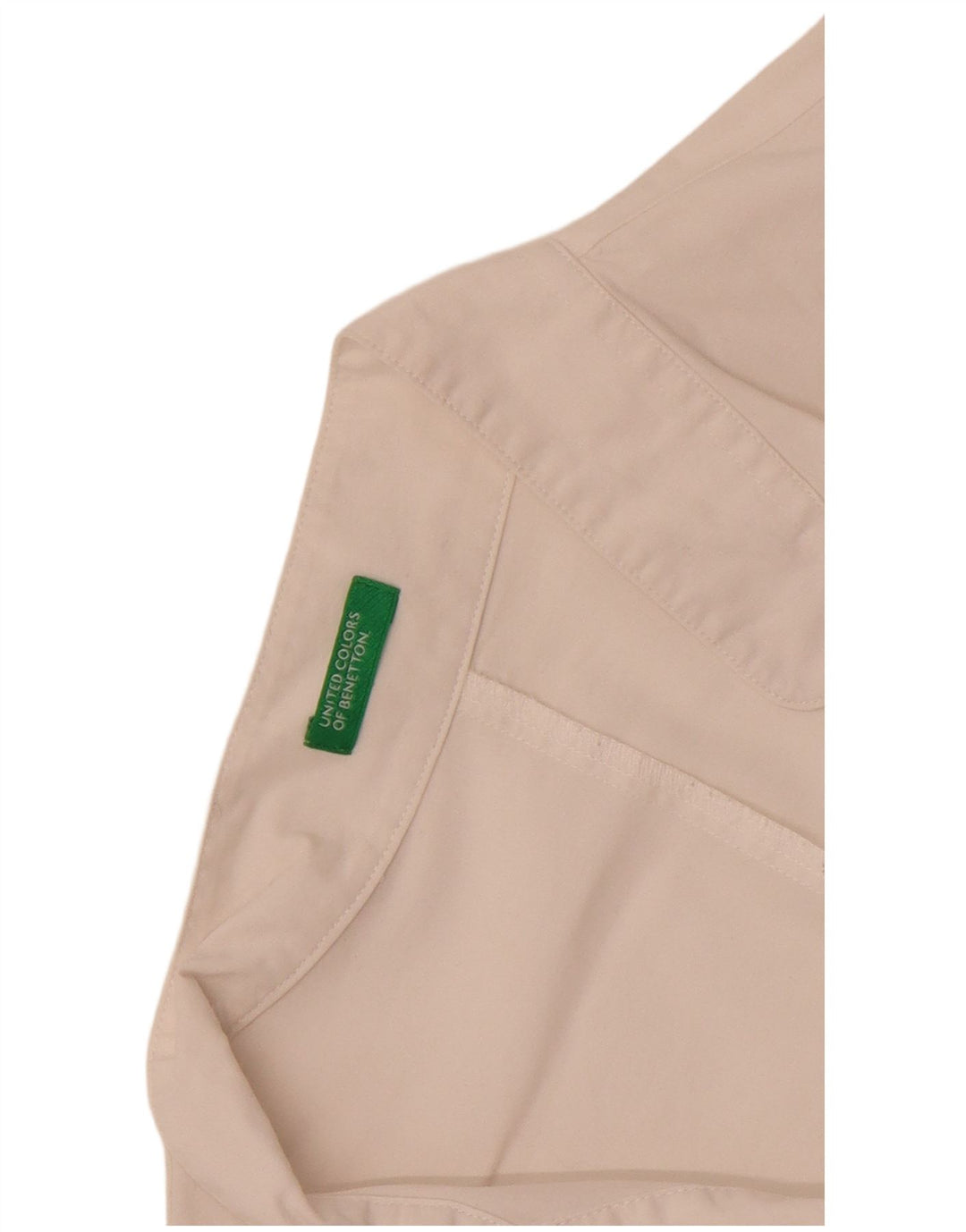 Benetton Dameskjortebluse UK 16 Large White