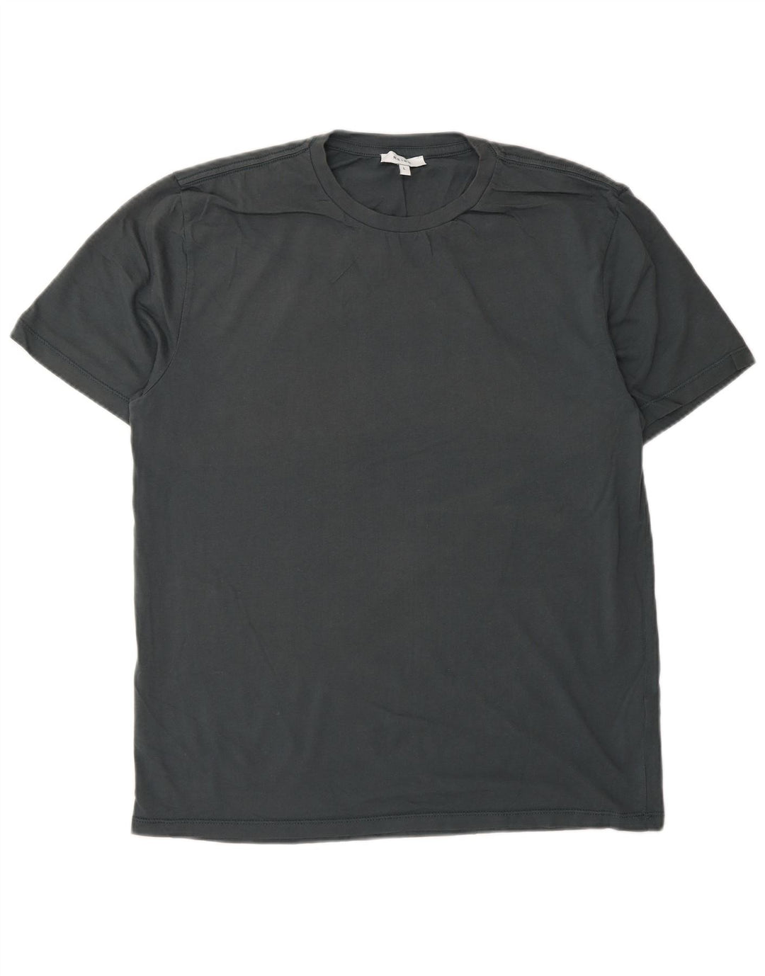 Reiss Herre T-Shirt Top Stor Blå Bomuld