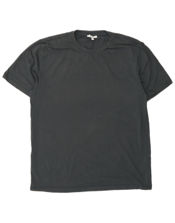 Reiss Herre T-Shirt Top Stor Blå Bomuld