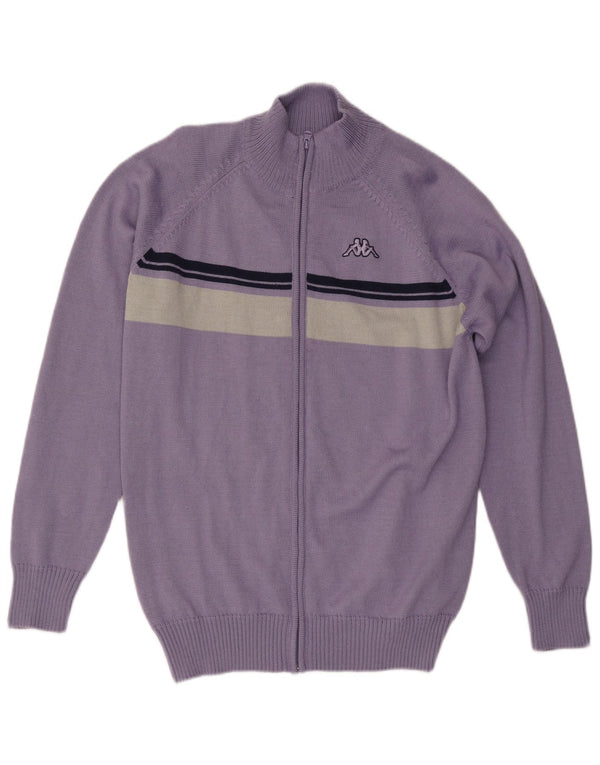 KAPPA Herre cardigan sweater 3XL Lilla Colourblock Akryl