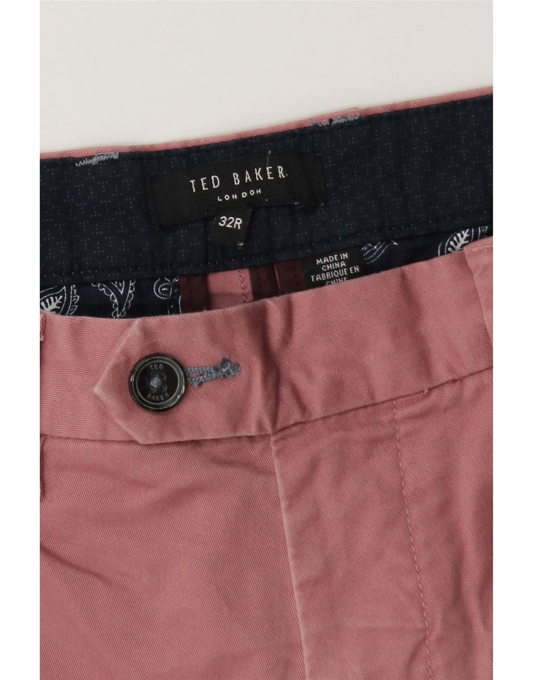 Ted Baker Chino Shorts til mænd W32 Medium Pink