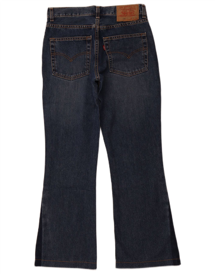 LEVI'S Dame 525 Bootcut Jeans W28 L28 Blå Bomuld
