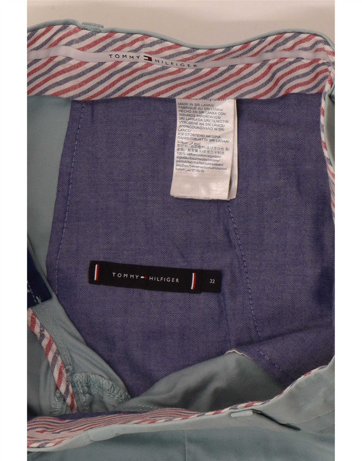 Tommy Hilfiger Herre Chino Shorts W32 Medium Blue Bomuld