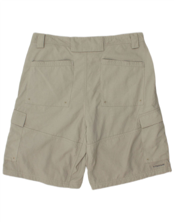 Columbia Herre Cargo Shorts W34 Large Grå Nylon