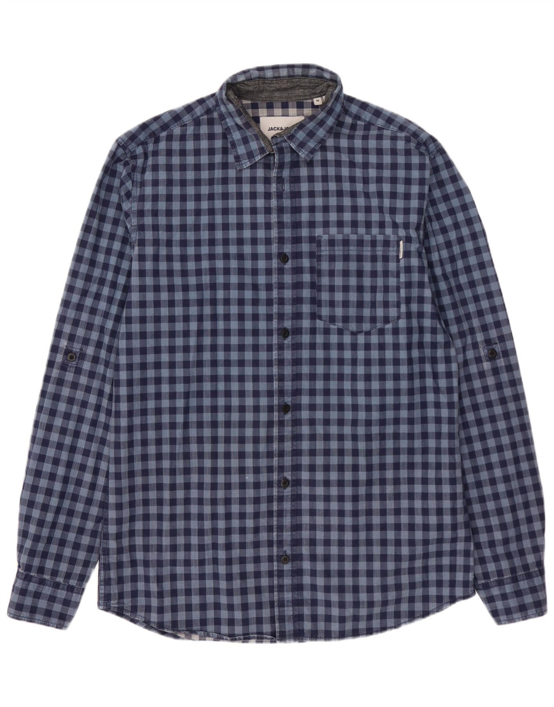 Jack & Jones Herre Slim Fit skjorte Medium Blue Gingham
