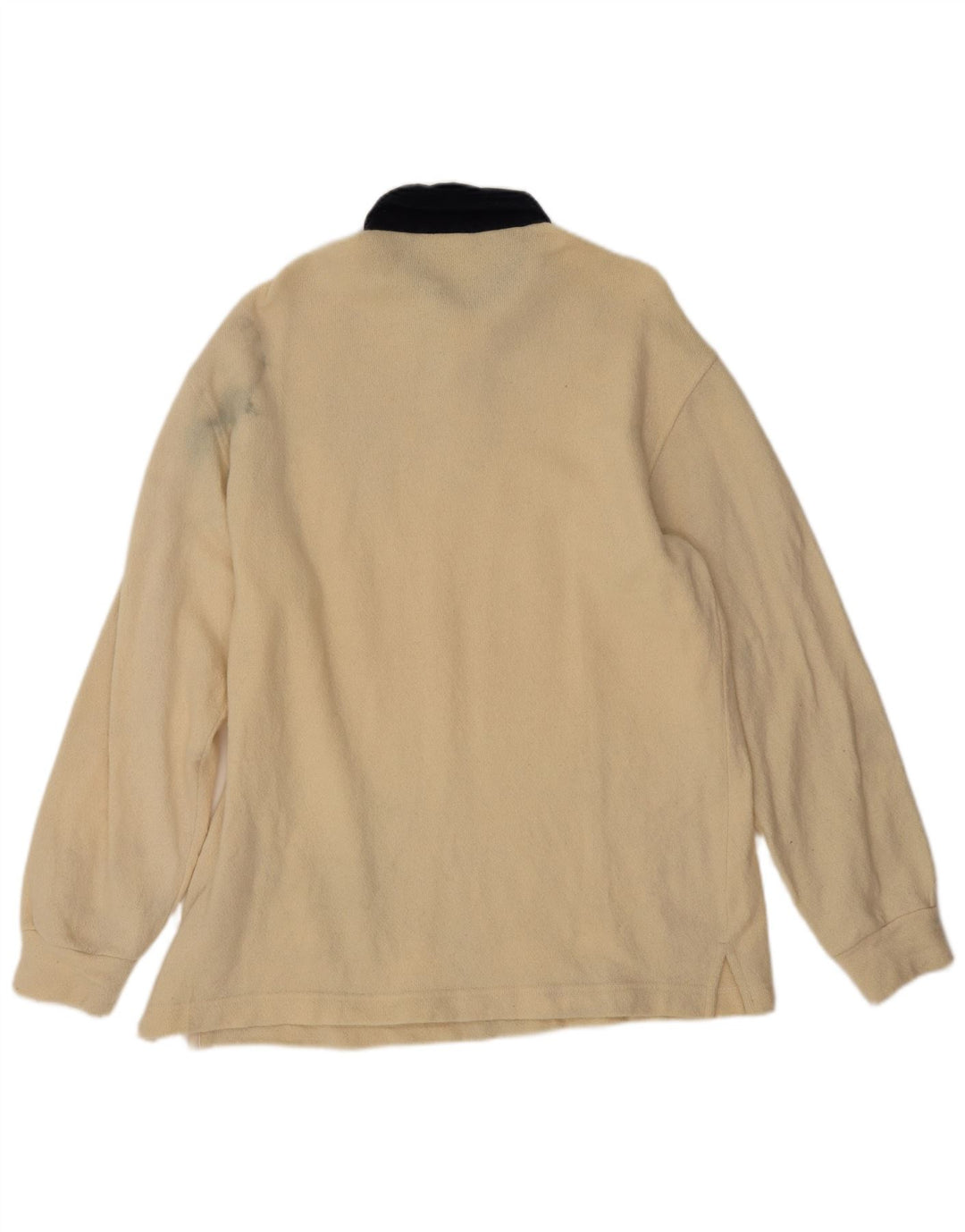 North Sails Herre Polo Neck Jumper Sweater Stor Beige Colourblock Uld