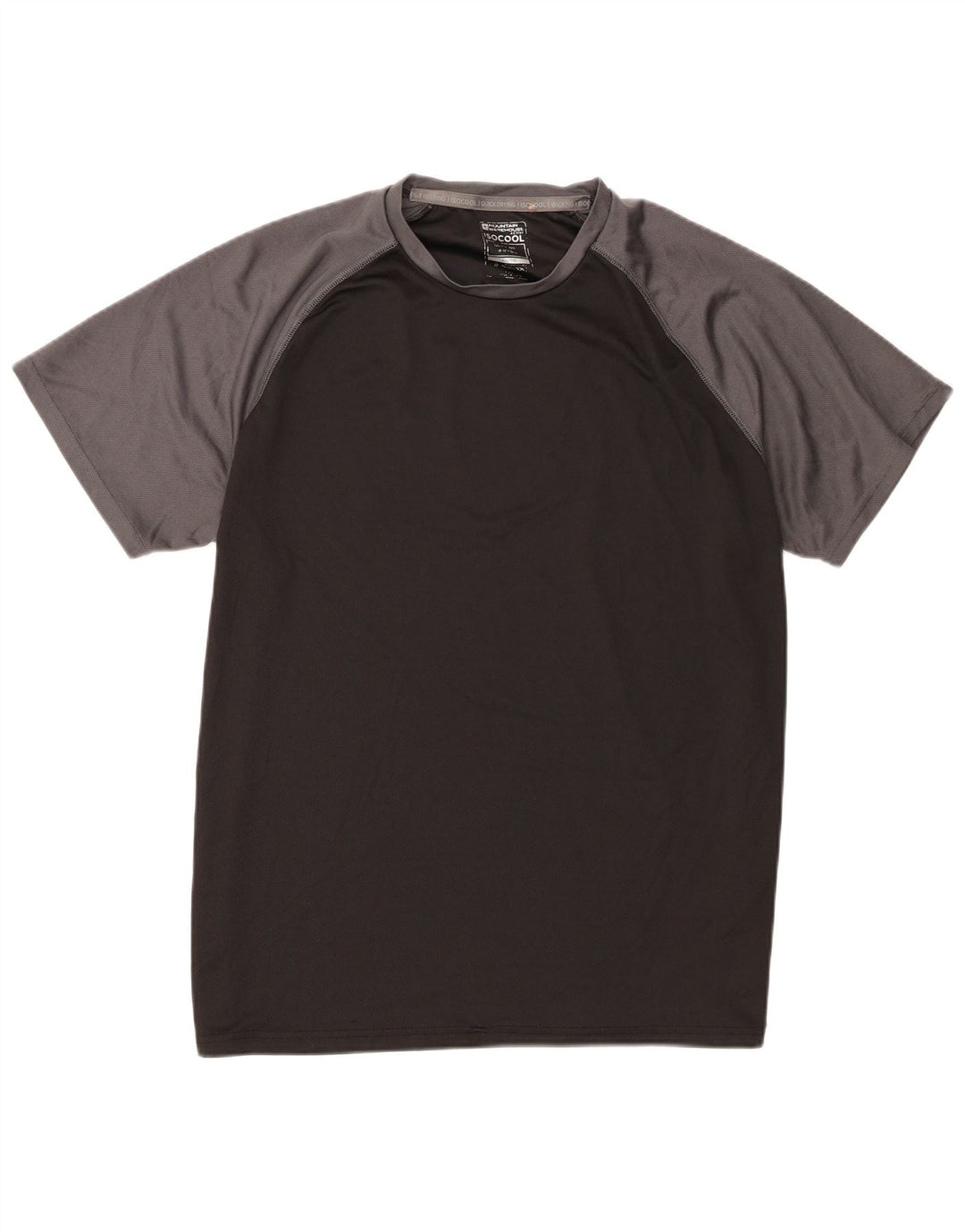 Mountain Warehouse Herre IsoCool T-Shirt Top 2XL Grå Colourblock Polyester