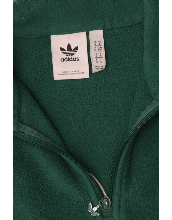 Adidas Herre grafisk fleecetrøje lille grøn polyester