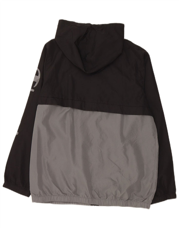 CHAMPION Grafisk træningsdragt topjakke til kvinder UK 14 Stor sort farveblok