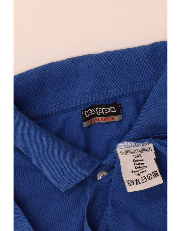 Kappa herre poloshirt 3XL blå bomuld