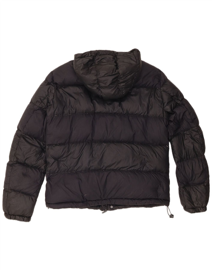 Armani Jeans Herre hættepolstret jakke EU 54 XL Sort polyamid