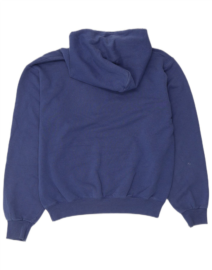 Champion Herre Wheaton Graphic Hoodie Jumper Small Blue