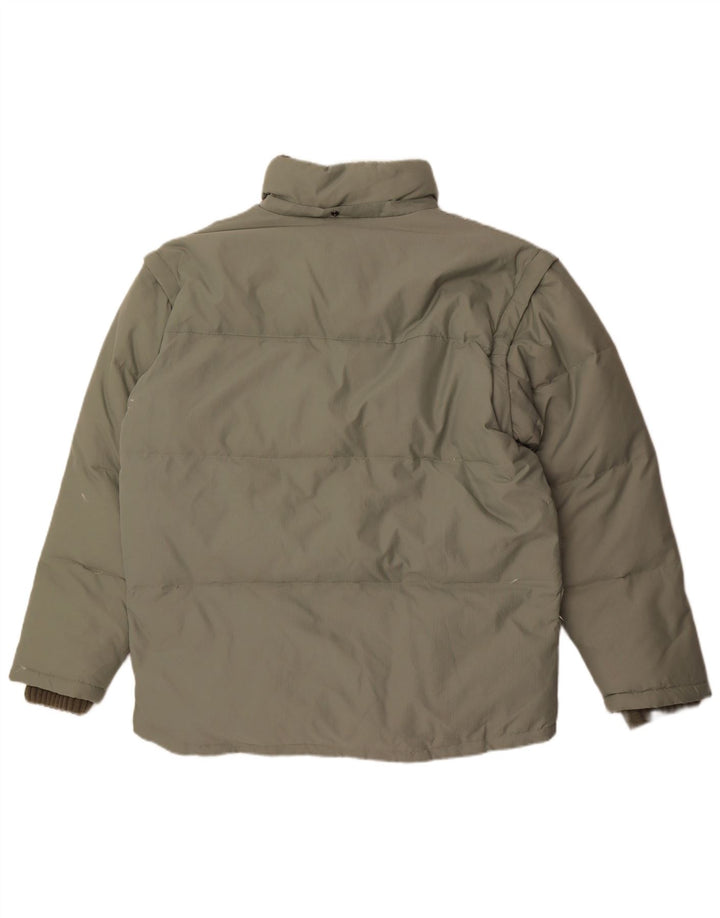 Fila Polstret Herrejakke UK 40 Stor Grøn Polyester