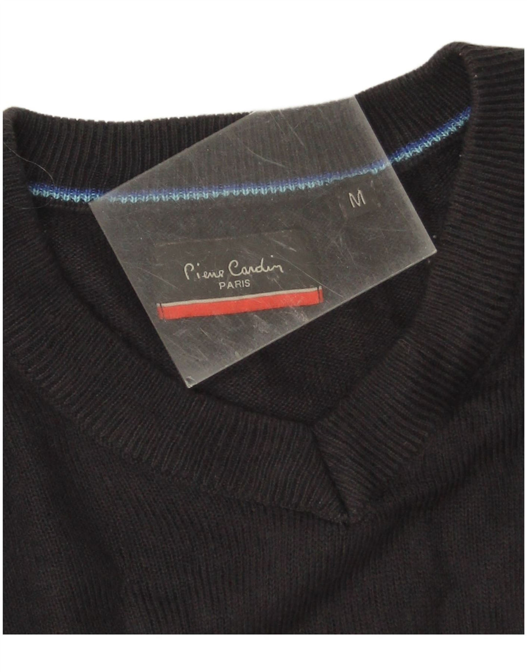 Pierre Cardin Herre V-hals sweater Medium Marineblå Akryl