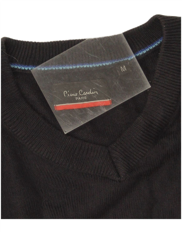 Pierre Cardin Herre V-hals sweater Medium Marineblå Akryl