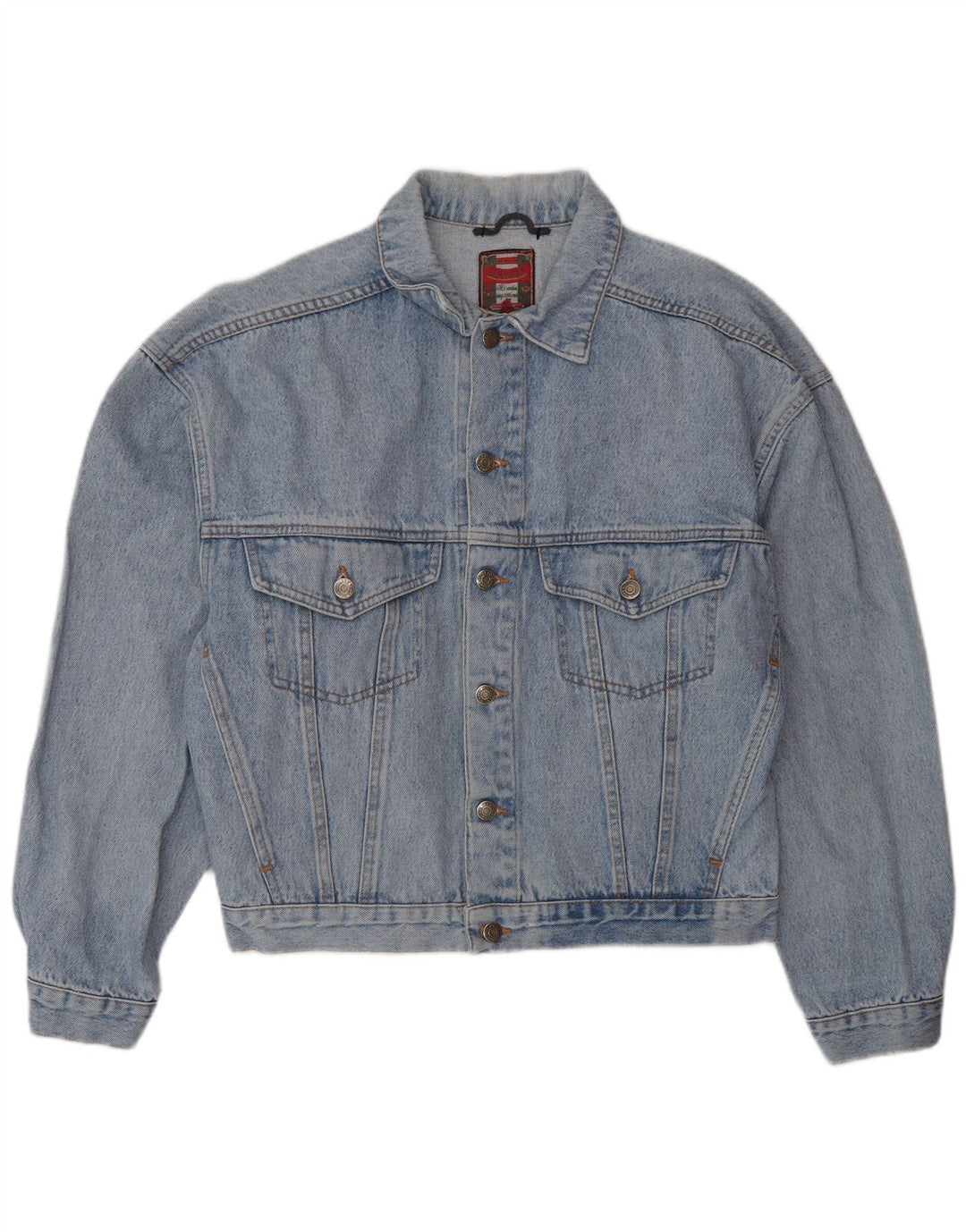 VINTAGE Denimjakke til mænd UK 38 Medium Blue