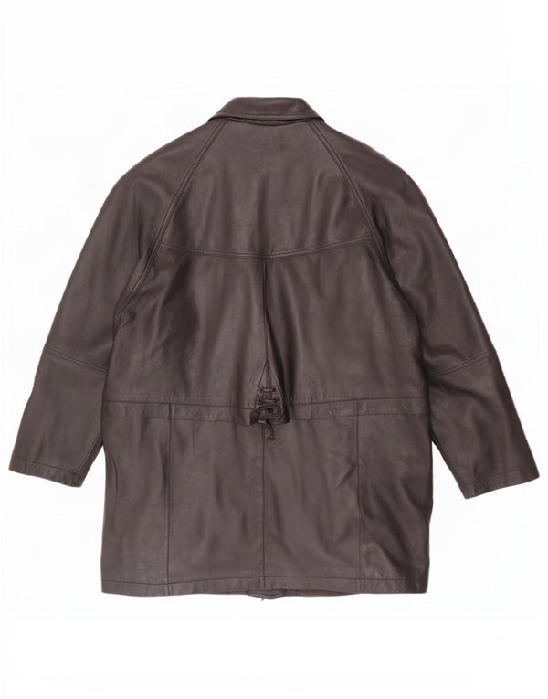 C&A læderfrakke til kvinder UK 16 Large Black