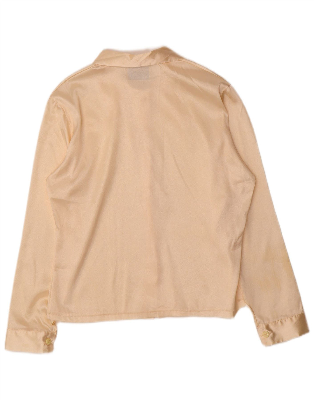 Vintage dameskjortebluse UK 14 Medium Beige