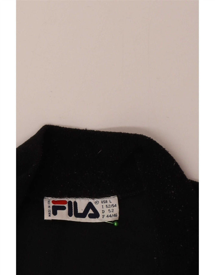 Fila Herre lynlås hals Fleece Jumper IT 52/54 Stor Sort