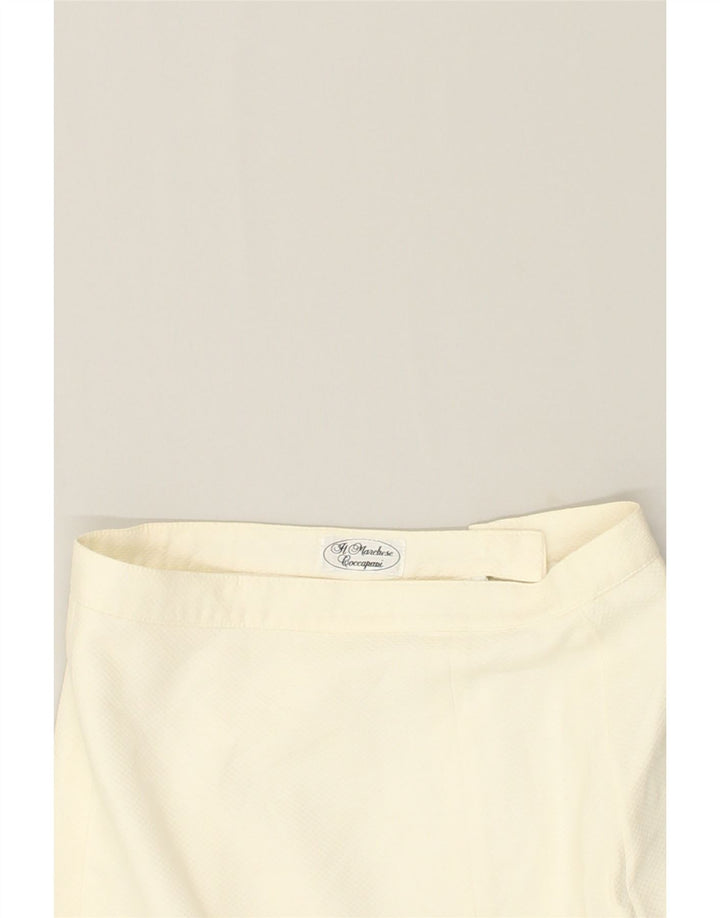 VINTAGE Womens Straight Skirt W26 Small  Off White | Vintage Vintage | Thrift | Second-Hand Vintage | Used Clothing | Messina Hembry 