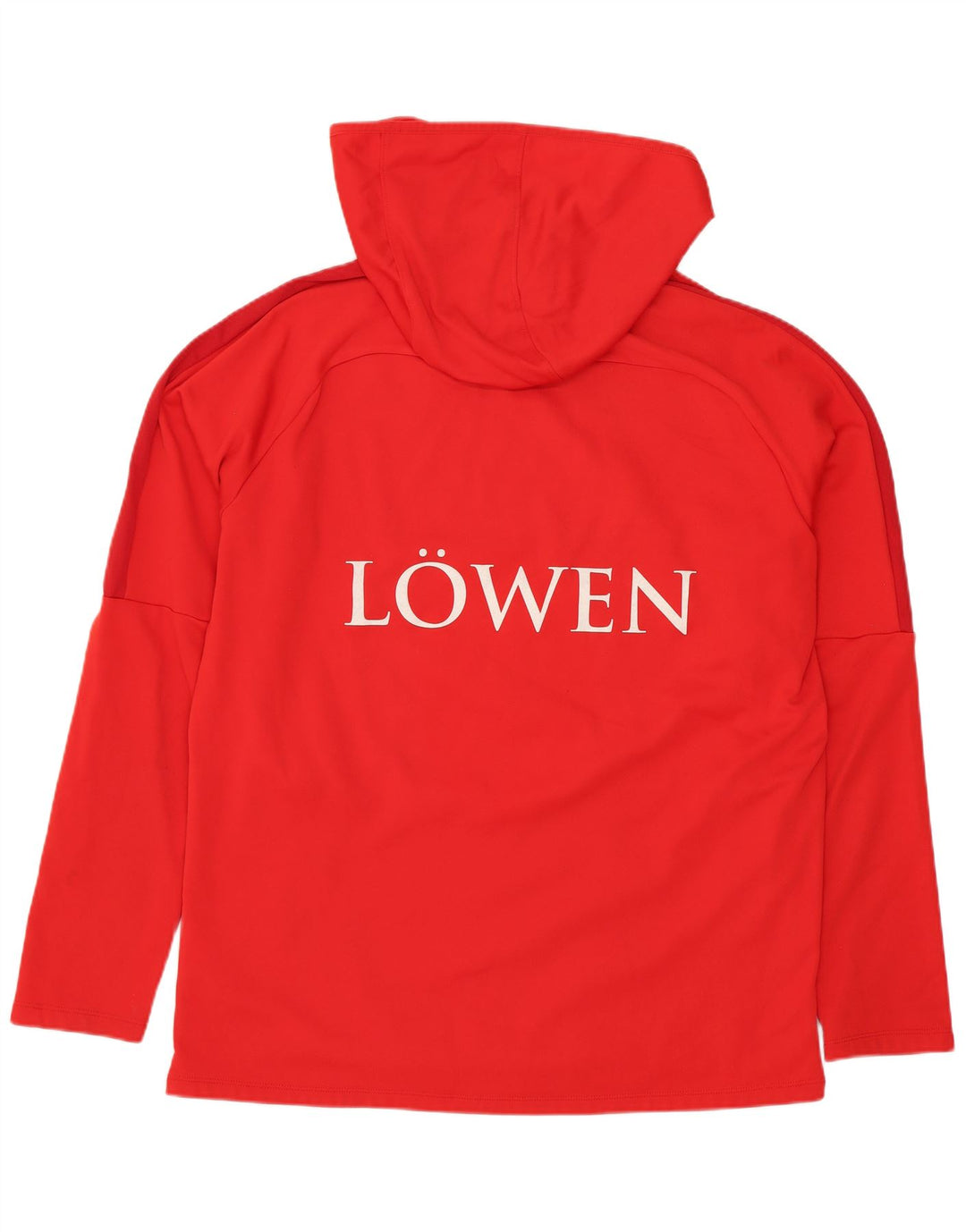 NIKE Herre Dri Fit grafisk hættetrøje Jumper Stor rød polyester