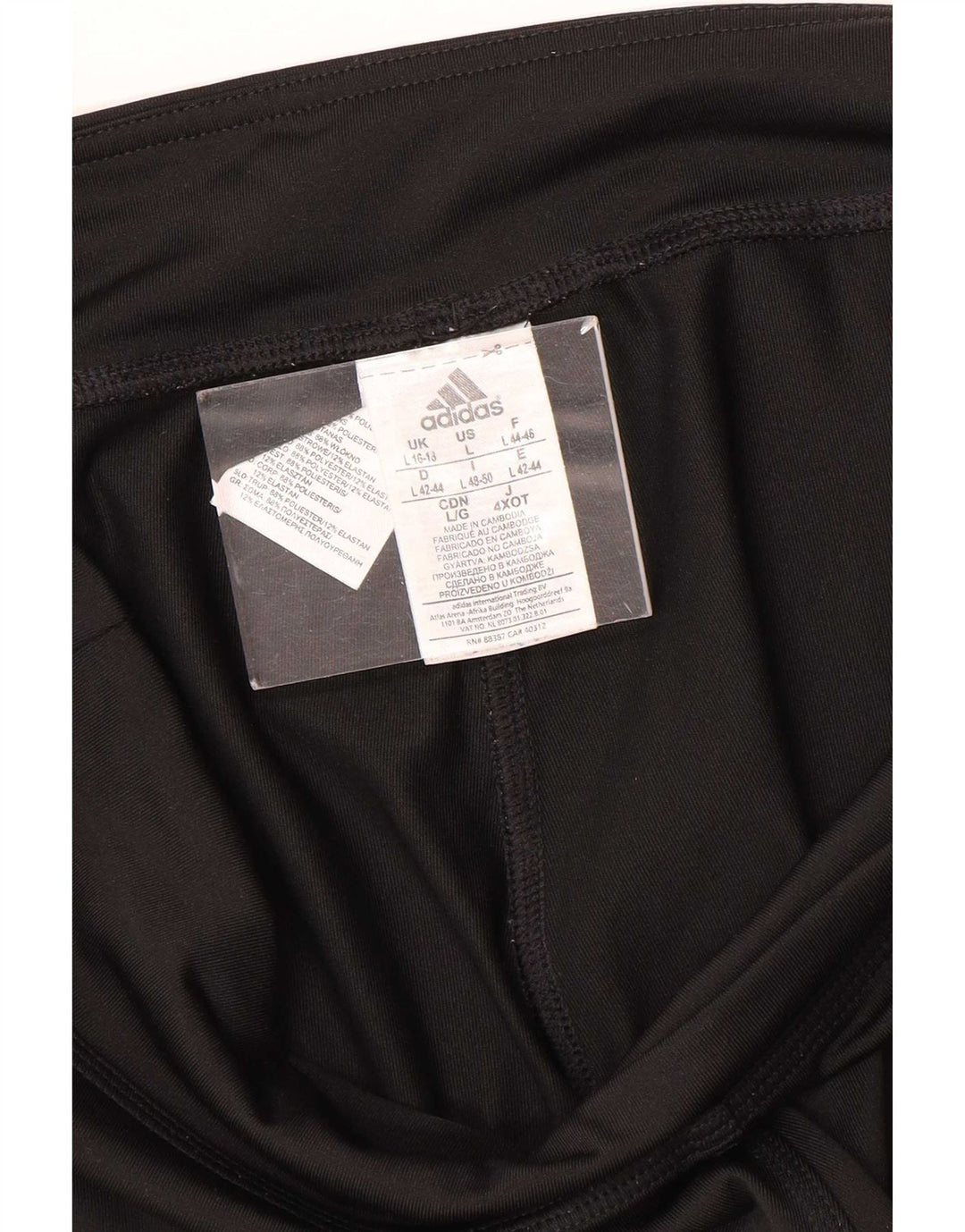 Adidas Womens Climalite Capri Leggings UK 16/18 Large Black Polyester