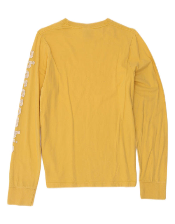 Abercrombie & Fitch Boys Muscle Graphic Top Langærmet 12-13 år Gul