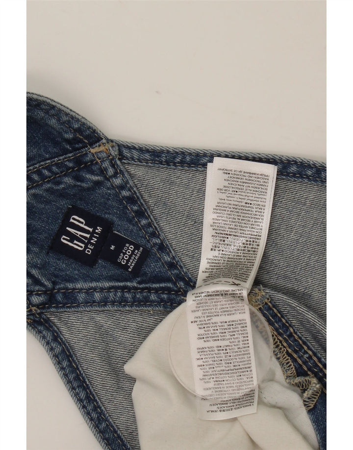 Gap Dame Dungarees Denim Shorts Medium W34 Blå Bomuld
